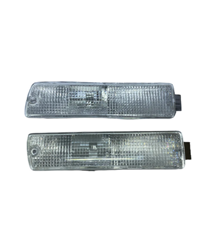 Big bumper turn signal set White