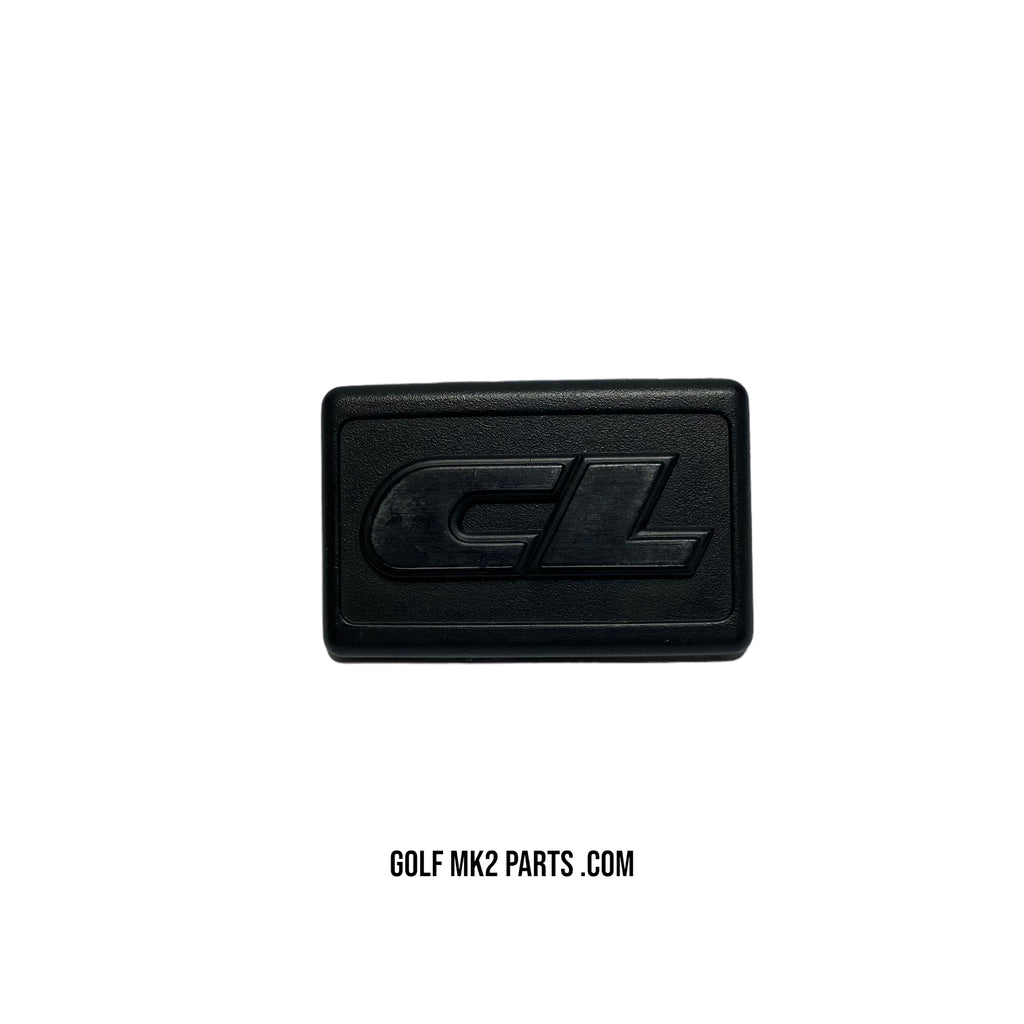 Golf / Jetta MK2 CL fender emblem / logo black