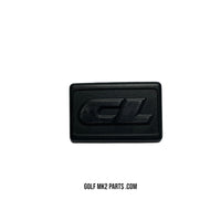 Golf / Jetta MK2 CL fender emblem / logo black