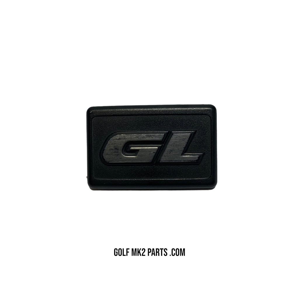 Golf / Jetta MK2 GL fender emblem / logo Chrome