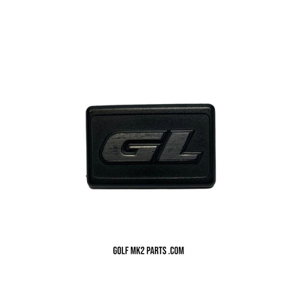 Golf / Jetta MK2 GL fender emblem / logo Chrome