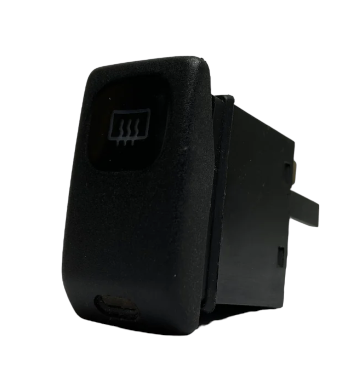 Heated rear window switch