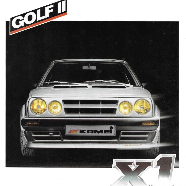 Golf MK2 Kamei X1 Brochure (PDF File)