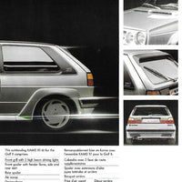 Golf MK2 Kamei X1 Brochure (PDF File)