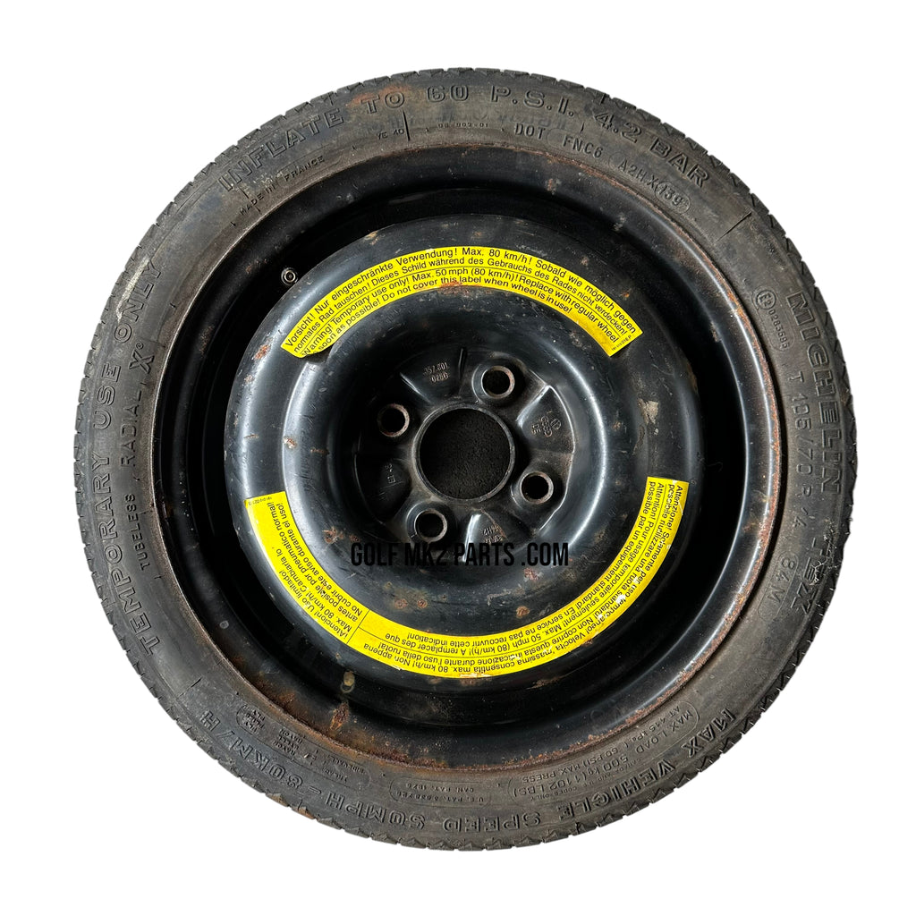 Spare wheel 4x100 – Golf Mk2 Parts