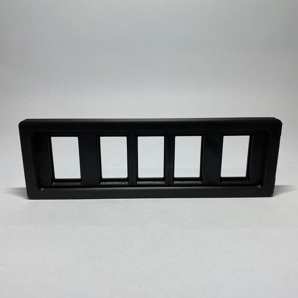 Power window panel for Votex console 3D printed