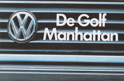 Golf MK2 Manhattan Brochure (PDF File)