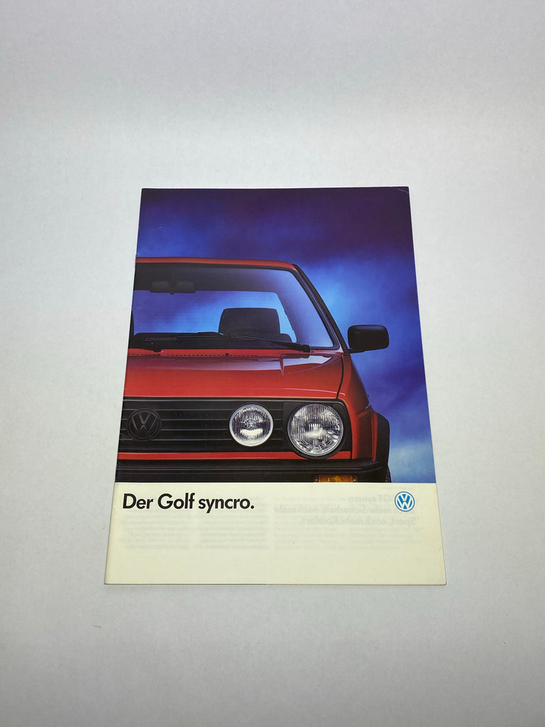 Brochure Golf Syncro