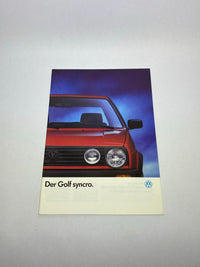 Brochure Golf Syncro